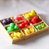 5 Peças Kawaii Diy Embellishment Acessórios Resina Artificial Falso Miniatura Comida Fruta Banana Brinquedo de Casa de Bonecas Brinquedo Decorativo Artesanato