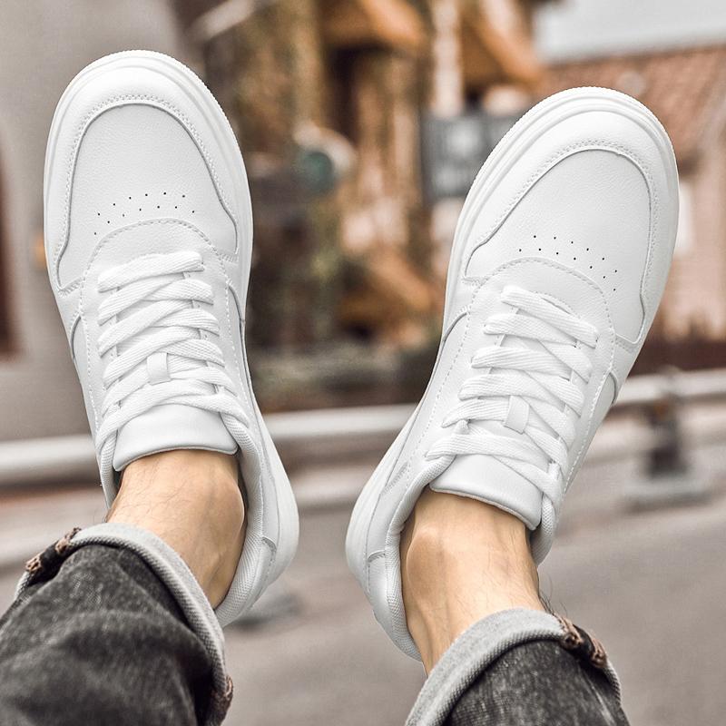 Platform Elevator Shoes Men Lifting Skate Board Shoes Sneakers Thick Sole Hidden Height Enhancing Increase Sports Casual Shoes