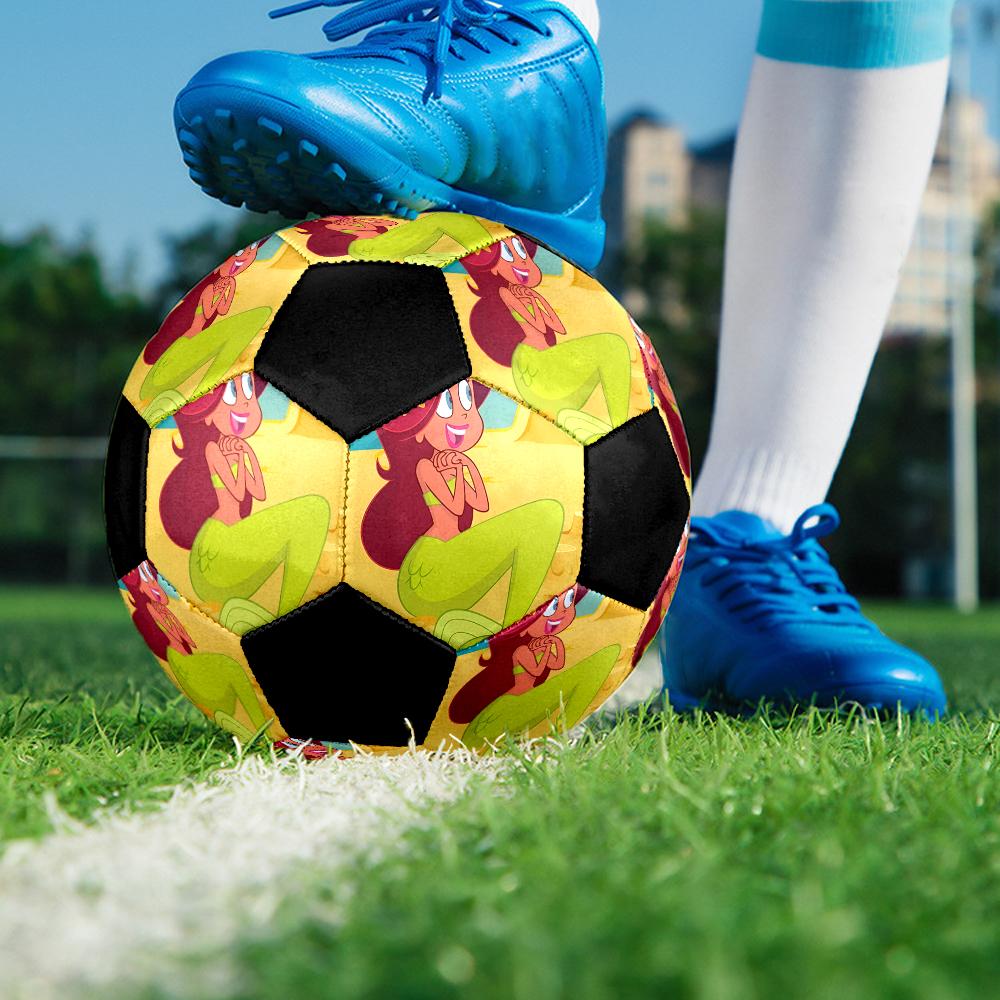 Zig & Sharko Theme Size 5 Soccer Ball, Suitable for Both Indoor and Outdoor Matches, a Gift Suitable for Everyone.