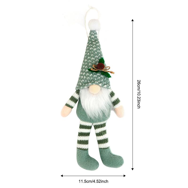 Christmas Decorations Christmas High-grade Gnome Doll Rudolph The Long-Legged Christmas Gift Ornaments