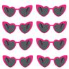 Bachelorette Party Sunglasses Bride To Be Bridesmaid Gift Wedding Bridal Shower Decor Black White Square Heart Shaped Glasses