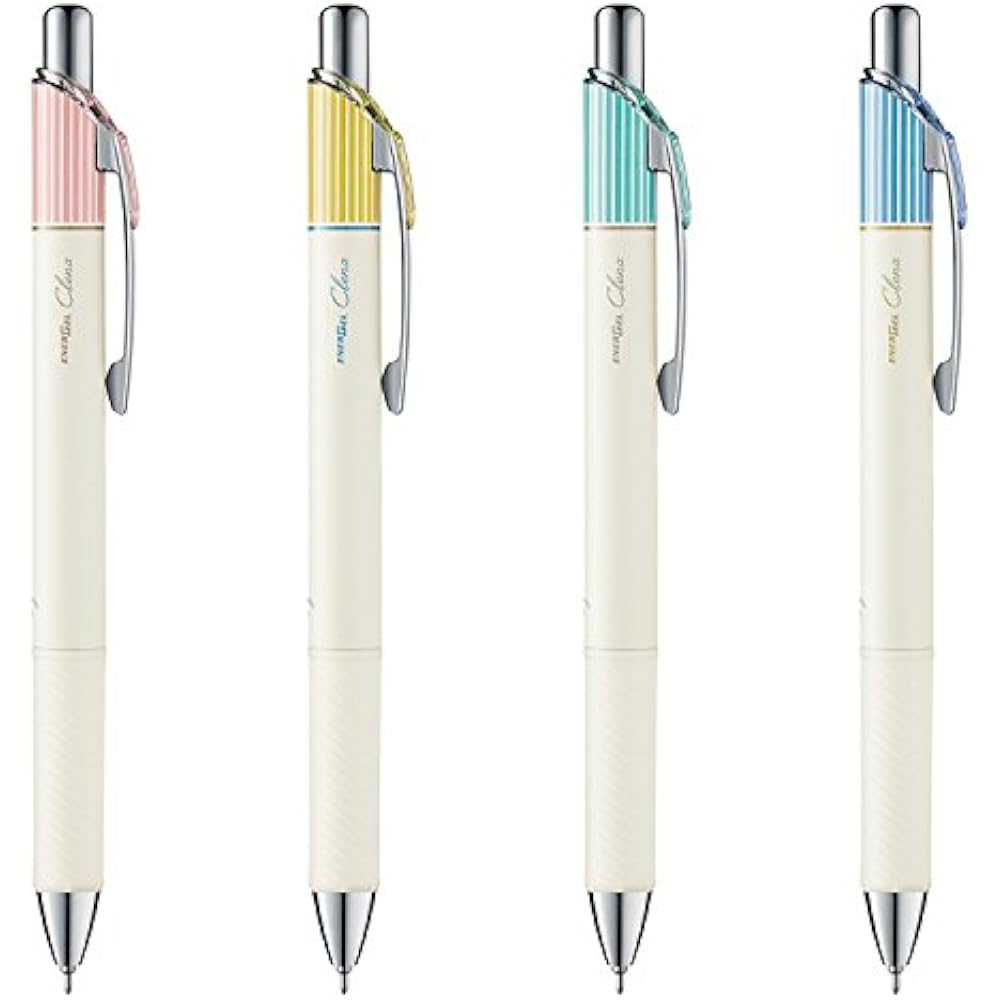 Pentel Ballpoint Pen Gel Ink Gel Crena 0.5mm BLN75L4STAMZ Black 4