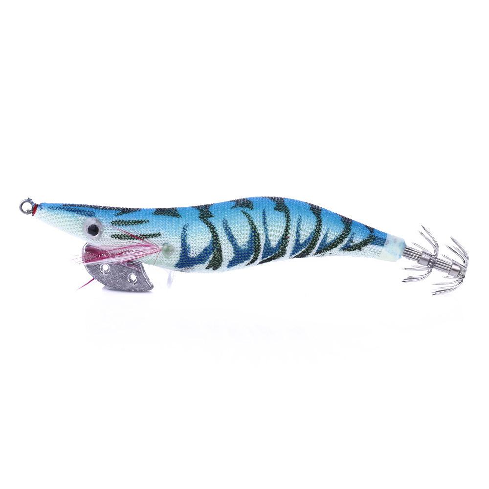 Luminous Wood Shrimp Lure11CM13.5GLong-range sea fishing squid hook, artificial bait, specialized fishing gear for bass