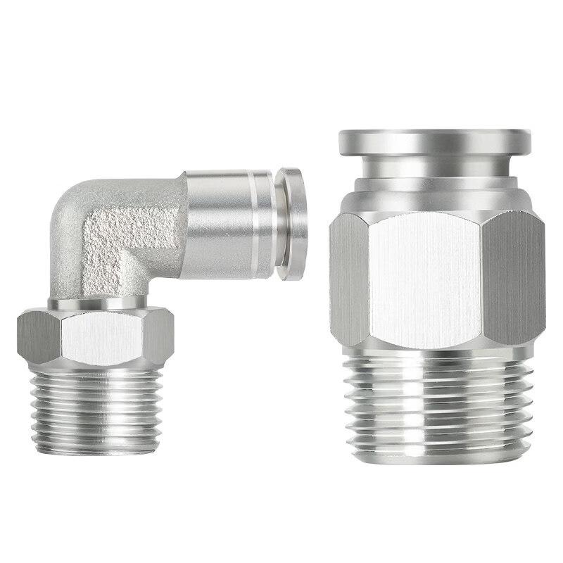 304 Stainless Steel Pneumatic Quick Connect Fittings