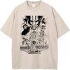Attack On Titan Anime Cotton Tee Men Women Manga Vintage Tshirts Oversized Washed T-shirt Harajuku Male High Quality T Shirt