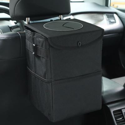 Foldable Car Trash Can, Hanging Car Garbage Bin, Leakproof Car Trash Bag, Waterproof Organizer for Truck, SUV, Home, Office