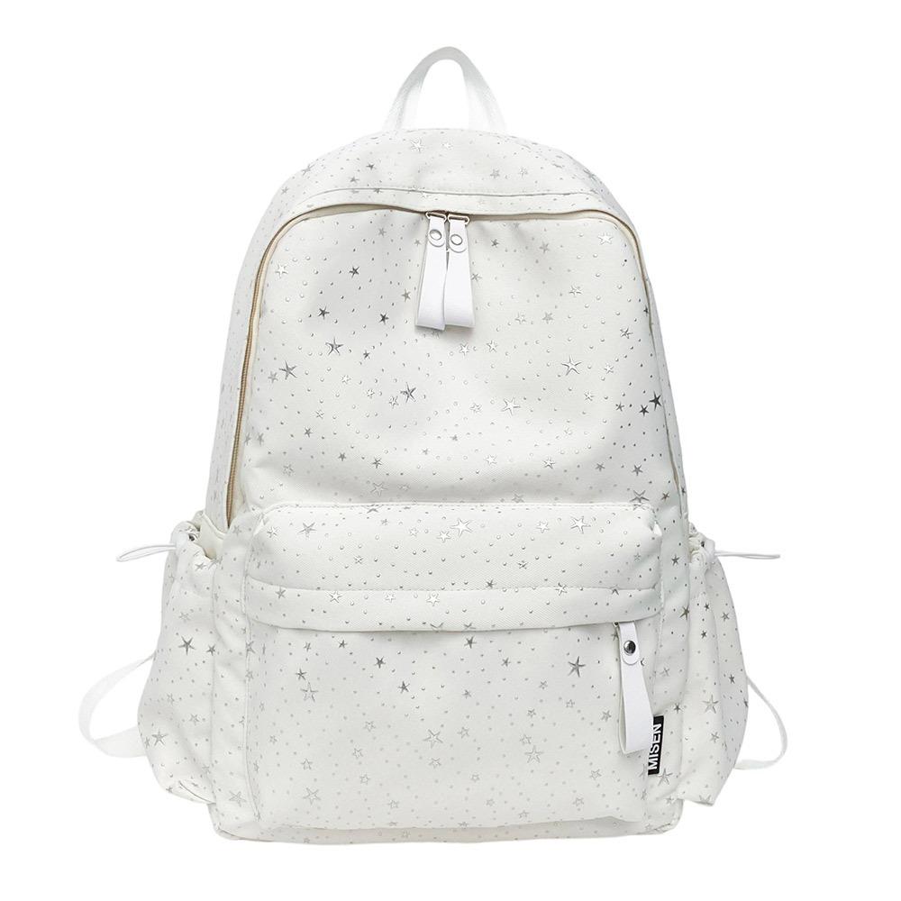 INS Oxford-Stoff Rucksack Mehrere Taschen Große Kapazität Schultasche Sternenmuster Reise Rucksack Damen