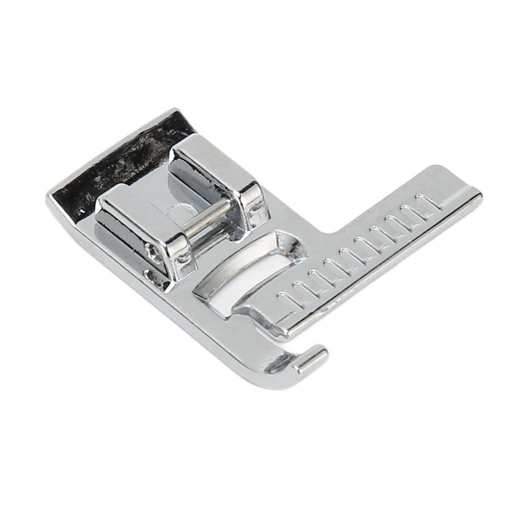Guide Presser Foot Adjustable Ruler Design 2mm Spacing Q235 Steel Sewing Hemming Foot for Household Electric Machine