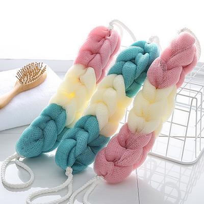 2Pcs Bath Strip Long Bath Loofahs Stretchable Mesh Exfoliating Loofah Back Scrubber Adult Bath Towel With Back Bath Towel