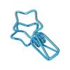 100pcs Star   Clips for Student Cute Cartoon Strong Clamping Force Sturdy Metal Paper Clamps for Account Tickets