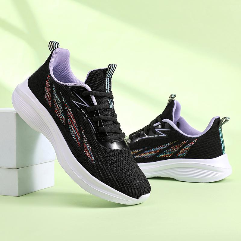 Casual Running Summer Fashion Anti Slip Hiking Mesh Breathability Athletic Shoe Tennis Woman Trend Woman Sneakers Green black