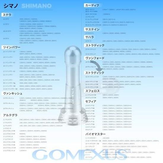 Gomexus R6 Reel Stand 48mm Spinning Protection Daiwa Shimano Exist Twin Power Stella Compatible 7.9g Ultra Lightweight Folding Hook Hanging Case Gear
