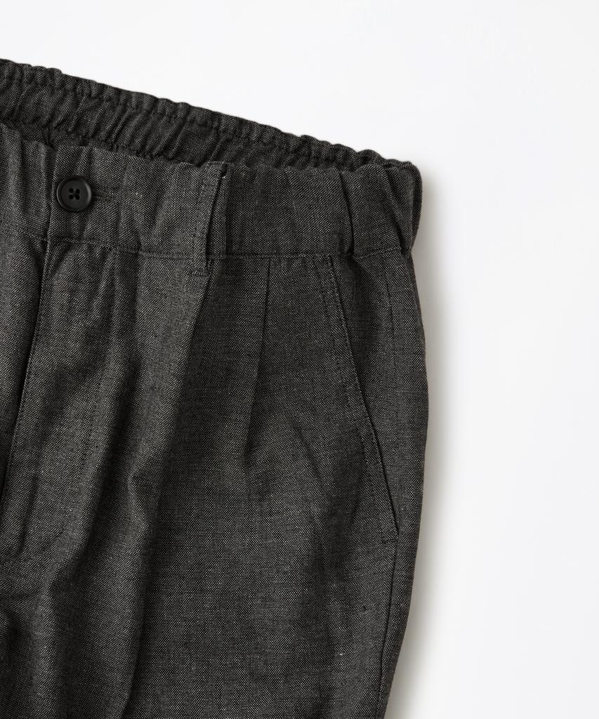 OUTSTANDING Linen Cotton Comfort Pants_Charcoal