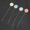 200pcs Multicolor Straight Pins Flower Head Craft Positioning Pins Quilting Pins  For Crafting