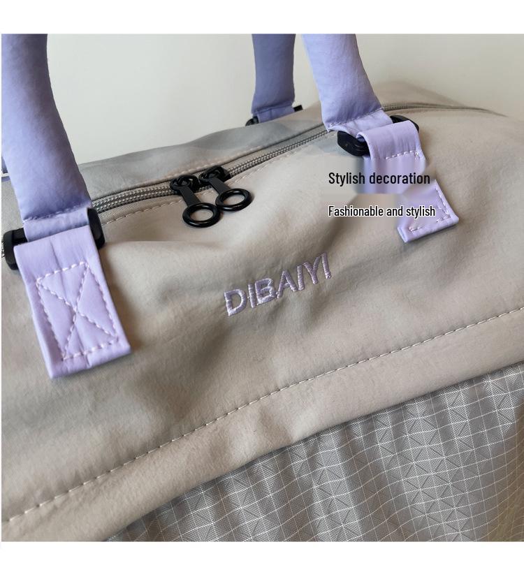 Large Capacity Gym & Travel Bag with Wet/Dry Separation - Expandable for Short Trips, Swimming, Yoga, and Outdoor Sports