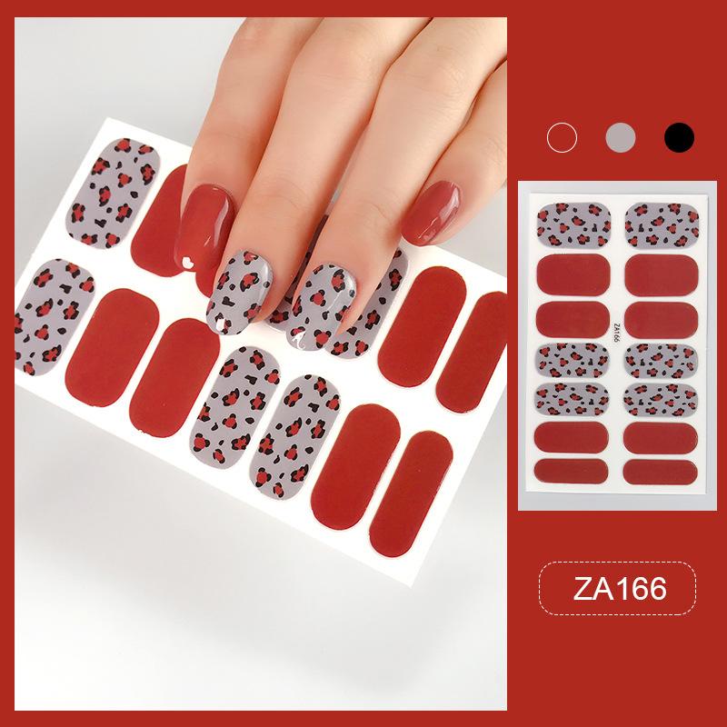 ZA Nail Sticker Full Nail Patch Nail Film Nail Film Nail Sticker Nail Tools Durable Waterproof Hand