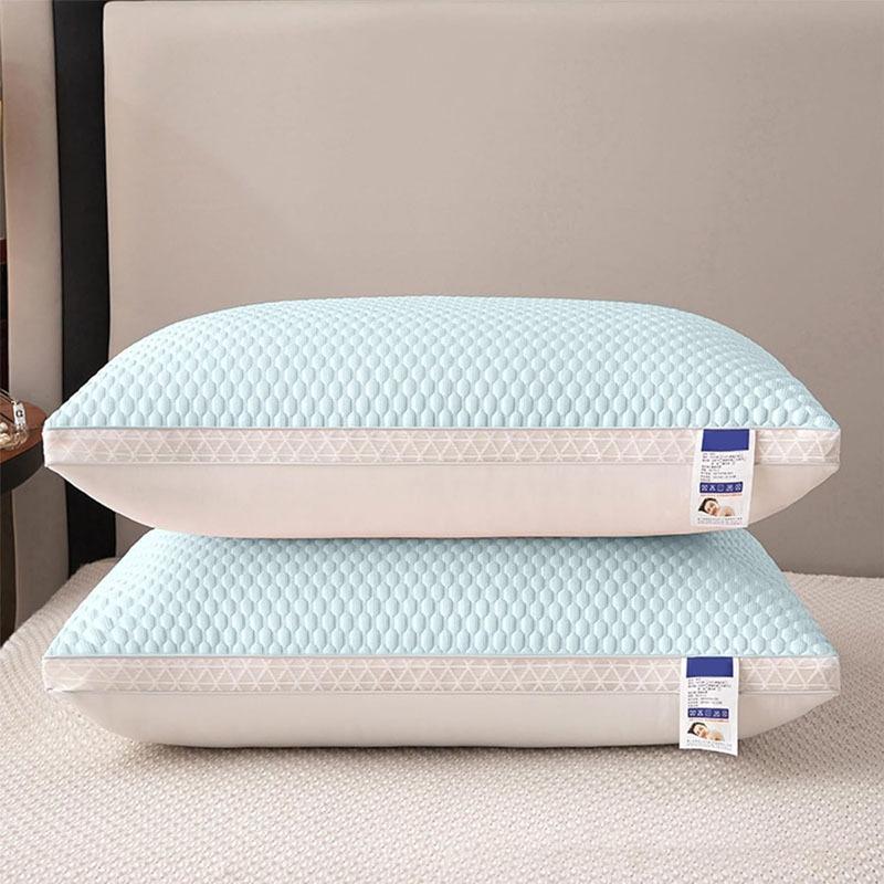 Núcleo de Travesseiro Respirável Relaxa o Suporte do Pescoço, Desfrute de um Sono Confortável em Casa, no Quarto ou no Hotel Presente de Férias Perfeito