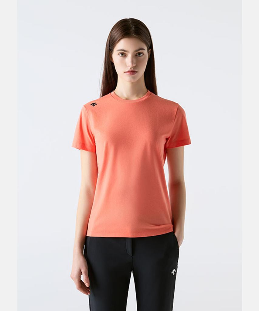 DESCENTE Tough Short Sleeve T-Shirt Cotton Candy Pink Sr123Uts11 (B Type)