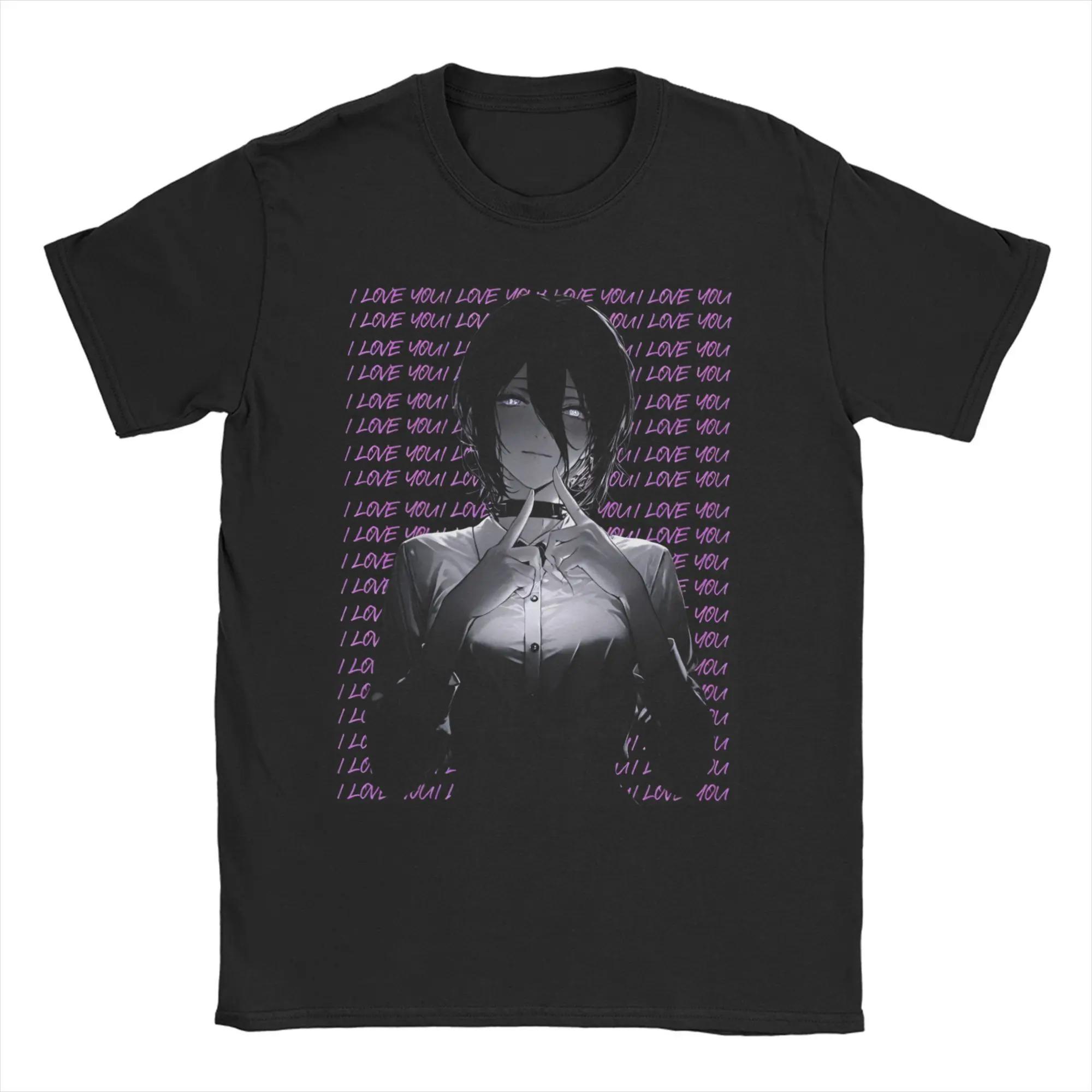 Chainsaw Man Reze The Bomb Devil Anime Graphic T-Shirt with Iconic Quote, Japanese Text and Stylish Blue Accents, Streetwear Tee for Fans 4XL