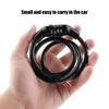 Anti-Theft Bike Lock 4 Digit Code Combination Stainless Steel Cable Bicycle Security Lock Equipment Bicycle Cable Chain Lock