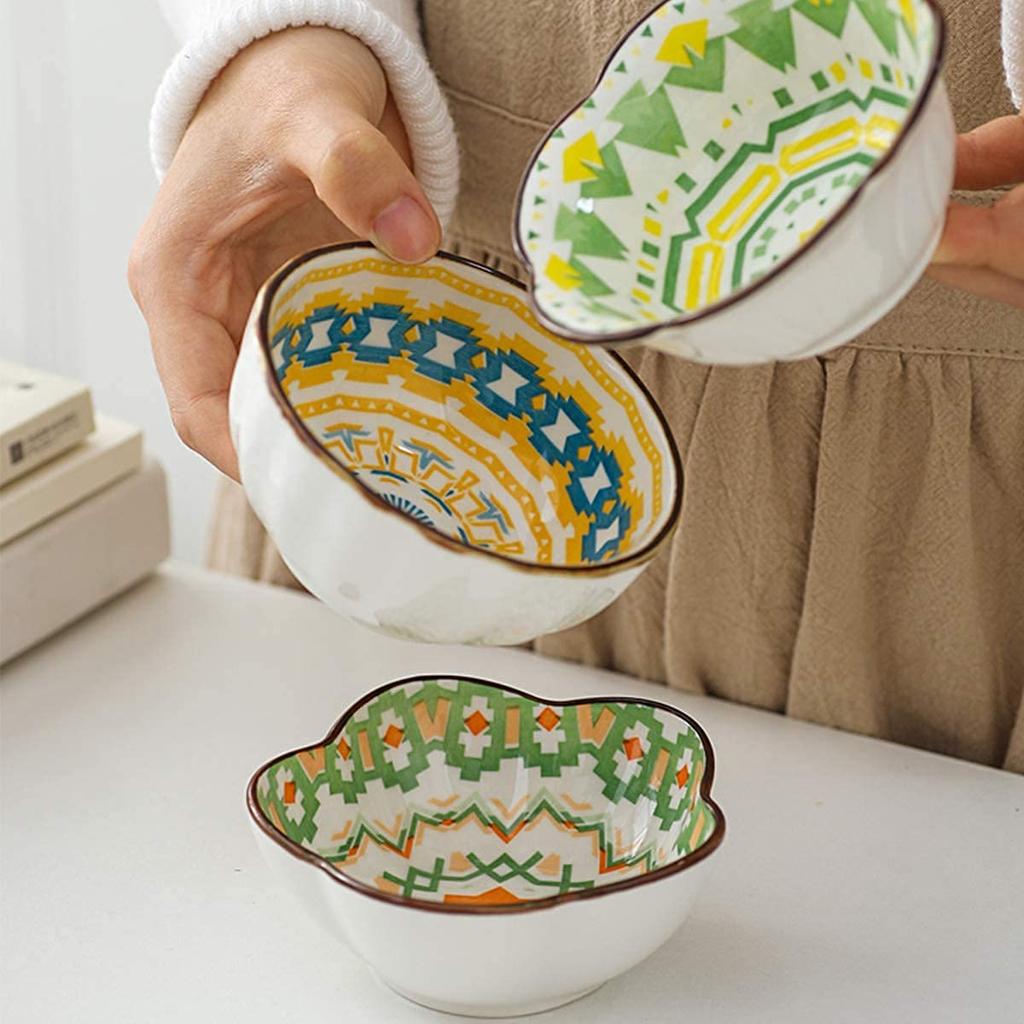 RareCi Ceramic Dip Dessert Small Ice Sauce 6 Piece 4 Ounce Set Set, Bowl, Bowl, Condiment, Garnish, Dips, Cream, Dish, Set,