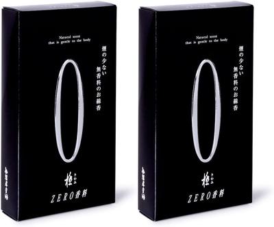 Von Okuno Seimeido ZERO Zero Räucherstäbchen Schwarz 130g Schwarz Leichter Rauch Räucherstäbchen Geruchlos [Set 2] (Extrem) (Raucharm)