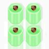 Selvlysende Ventilkapsler for Bilhjul Fluorescerende Motorsykkelhjuldekk For Porsche Boxster Cayenne Panamera Macan Cayman 911 918 996 917 991