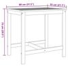 3 Piece Balcony Furniture Set with Cushions Solid Acacia Wood