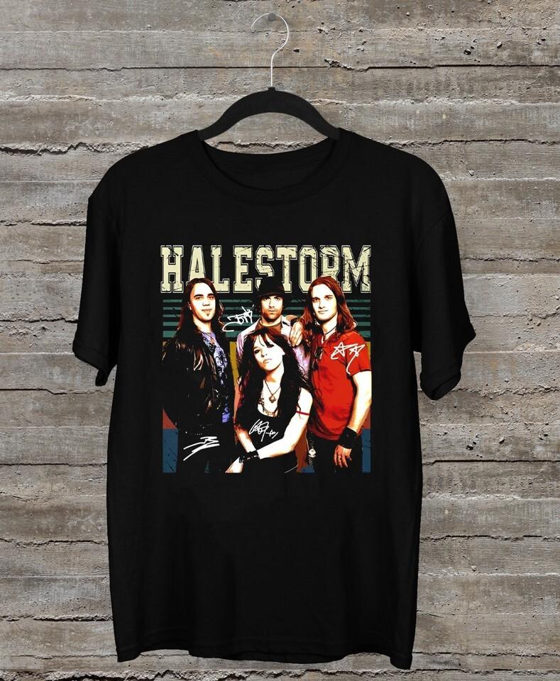 Halestorm Band Graphic Shirt Halestorm Black Gift For Fan T-Shirt AM196 S