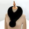 Luxury Velvet Texture Winter Scarf Solid Color Soft Neck Scarf Thickened Neck Warmer Scarf Cold Weather Accessories