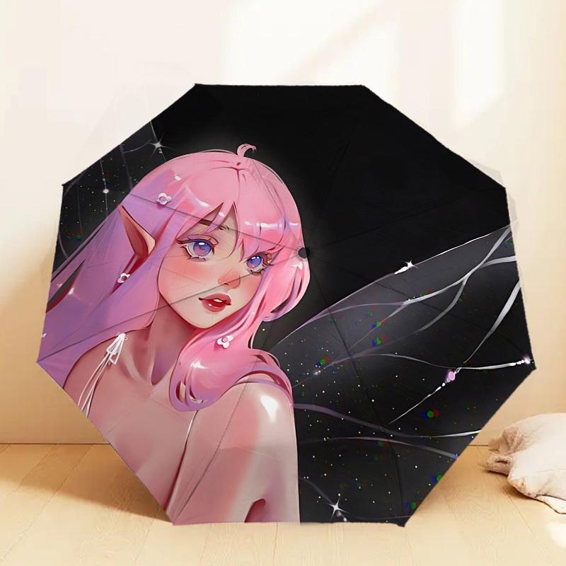 Enchanted Fairy Wings Umbrella: A Magical Companion for Outdoor Adventures   Auto Opening/Closing, Perfect Travel Accessory and Gift 107