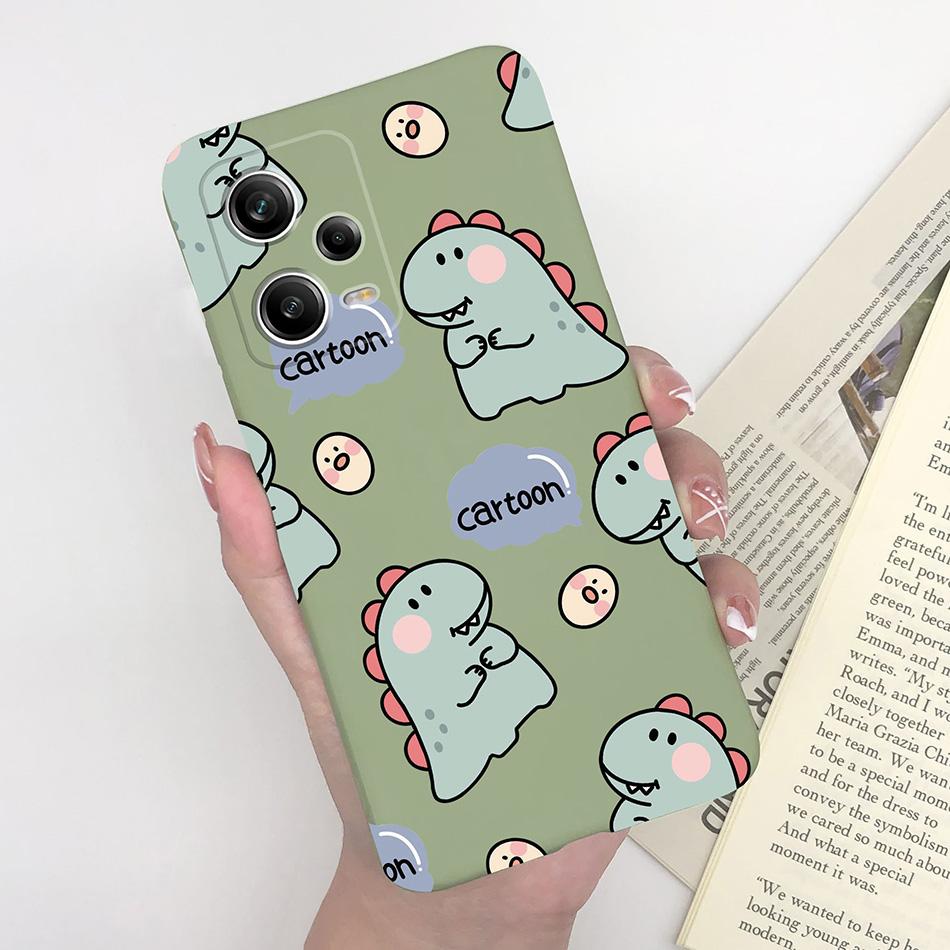 For Xiaomi Redmi Note 12 Pro+ Plus 5G Phone Case Love Heart Girl Silicone Matte Shockproof Cover For Redmi 12Pro + Funda Bumper