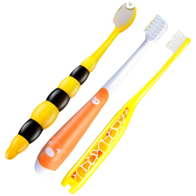 

FAWNMUM Children s Toothbrush (2-13 Years) - 4 Pack