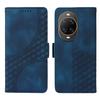 For Huawei nova 14 Ultra 5G Leather Cases Wallet Rhombus Imprinted Phone Cover Stand with Strap