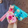 Creative Cartoon Puppy Projection Camera Keychain Pendant Couple Cute Schoolbag Pendant Car Key Chain