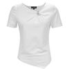 2025 Spring Irregular Hem Short Sleeve T-Shirt