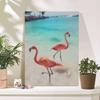 Diamantmaleri Dyr Flamingo Diamantmosaikk Seaside Broderi Perlesett Veggdekor Kunstgave 30x40cm