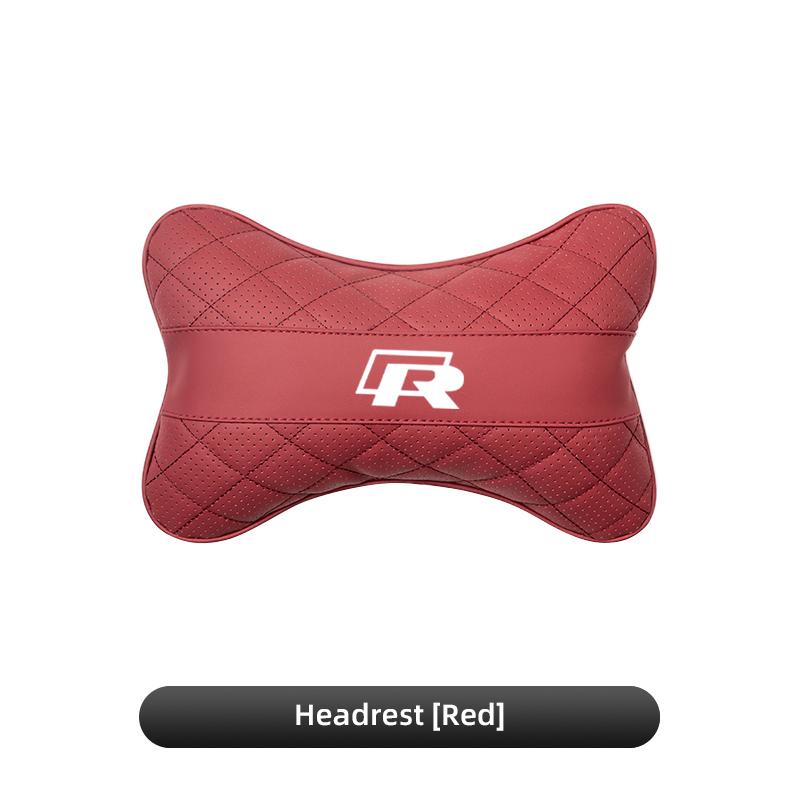 

2026 Hot For Volkswagen VW Car Seat Headrest Neck Suppor Pillow Rest Cushion For VW GTI R Line Polo Golf Passat Tiguan Arteon To
