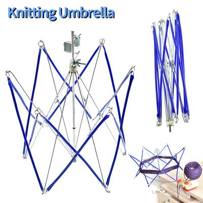 Yarn Winding Machine Umbrella Brace Wool Winder Holder Practical Portable Hand Operated Convenient Multi-function for Household