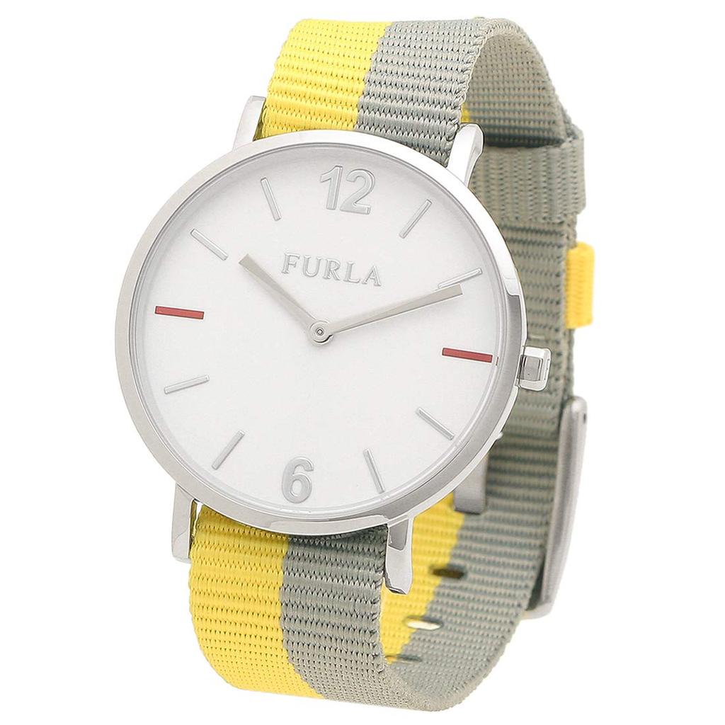 Giada 33MM Quartz White Yellow Silver Gray FURLA 1016523 R4251108534 [FURLA] Women's [Item]
