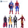 Avengers Alliance Iron Spider-man Black Gold Spider-man 12-inch Poseable Child Toy Doll Figure Handicraft