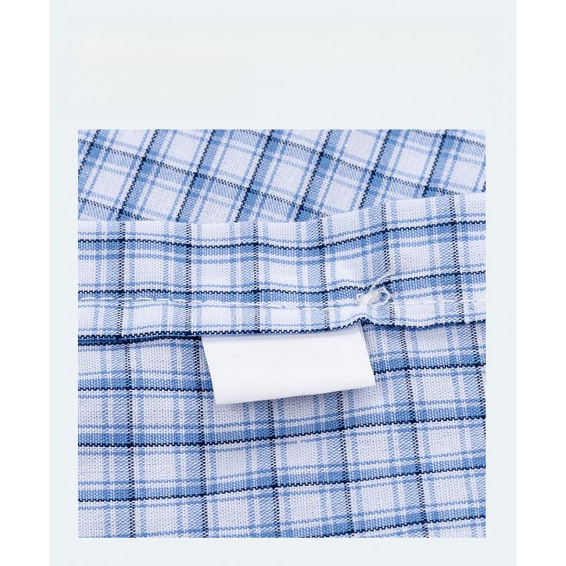 100% Pure Cotton Plaid Long-Sleeve Shirt For Men Spring/Summer Casual All-Cotton Shirt Versatile Business Style For Young Men