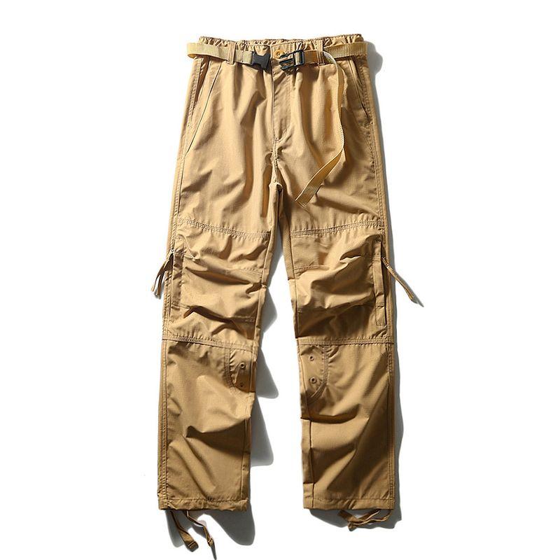 Тактические Брюки Мужские Уличные Водонепроницаемые Брюки Функциональные Мужские Брюки Летний Комбинезон Мужские Брюки для Внешней Торговли Прямые Брюки для Скалолазания Khaki XL