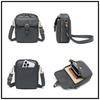 Unisex Crossbody-Handytasche mit 10 Kartenfächern und RFID-Schutz