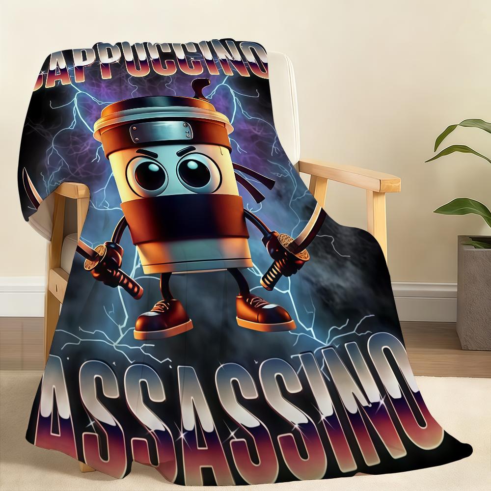 ITALlAN Brainrot Creative Animal Blanket Soft Throw Blanket for Home Bedroom Bed Sofa Picnic Travel Office RestCover BlanketGift