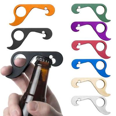 One-handed Bottle Opener Heavy Duty Metal Magnetic Manual Beer Bottle Can Opening Tool Kitchen Gadget Seniors Arthritis Chef Gift