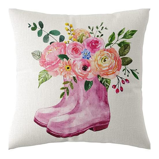 Весенняя наволочка, наволочка с изысканным узором, супер мягкая износостойкая квадратная наволочка, декор для дивана и гостиной B