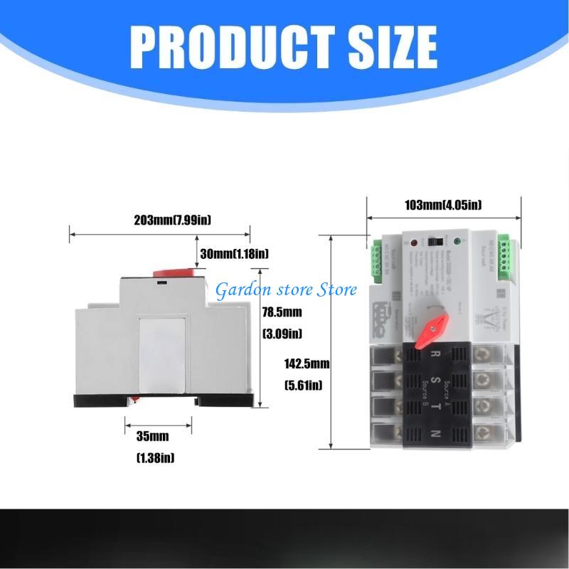 B0KB 100A Double Power Transfer Switches Electrical Switches for Generator Emergency