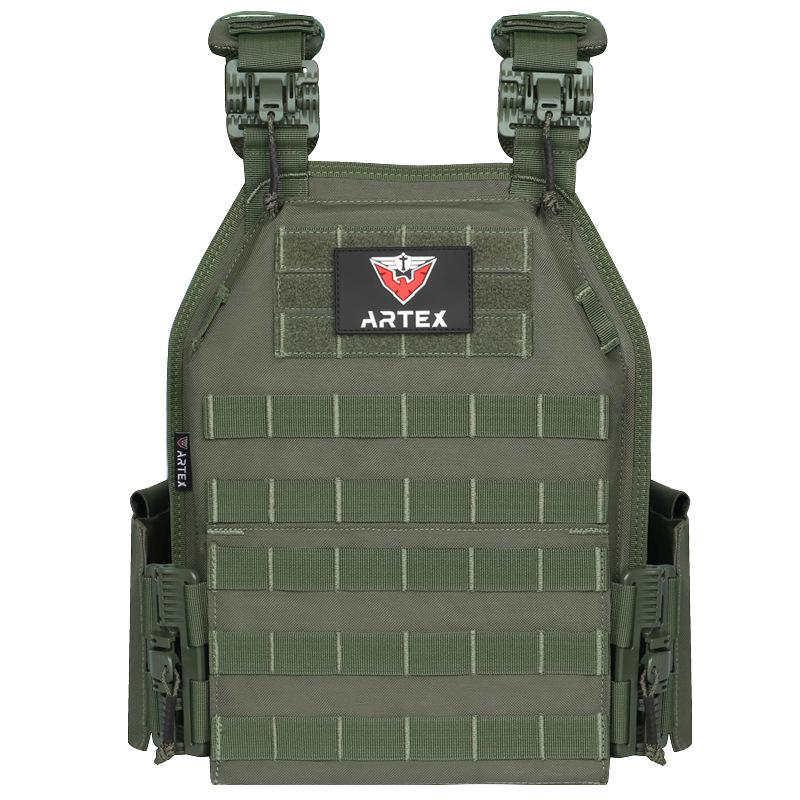 Multi-functional Tactical Vest with Quick Release, Breathable Oxford Cloth for Military Field Training One Size