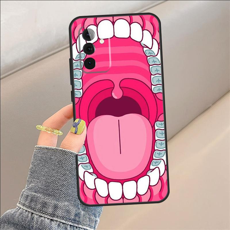 Cartoon Dentist Dental Teeth Case For Samsung Galaxy A06 A05 A32 A16 A55 A36 A26 A54 A34 A14 A22 A52 A35 A15 A53 A13 A56